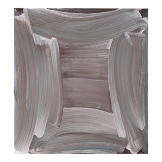 Contemporary Abstract Oil on Linen "Winter Vault" by Anne Russinof For Sale