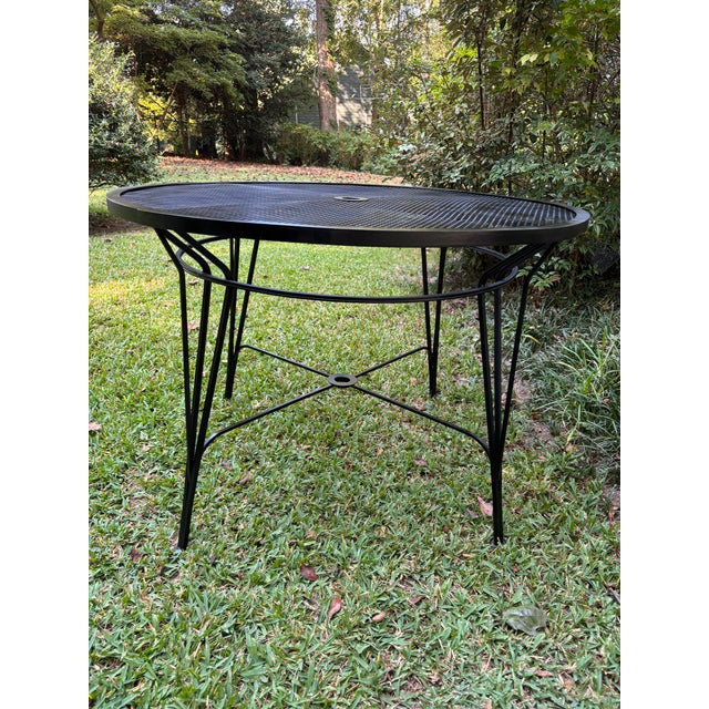 Metal Tempestini Patio Table For Sale - Image 7 of 7