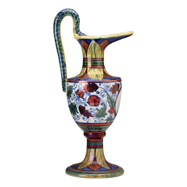 Lustre Majolica Pourer from Gualdo Tadino For Sale