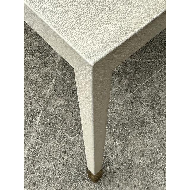 Vintage Monarch for Century Faux Shagreen Coffee Table For Sale In West Palm - Image 6 of 12