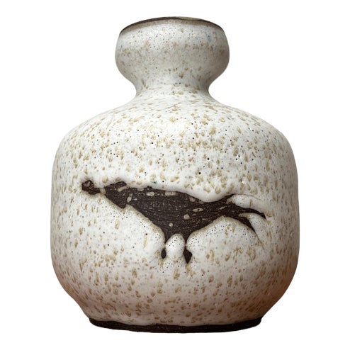 Mid-Century German Studio Pottery Vase by Karl Jüttner for Saalfeld, 1960s For Sale