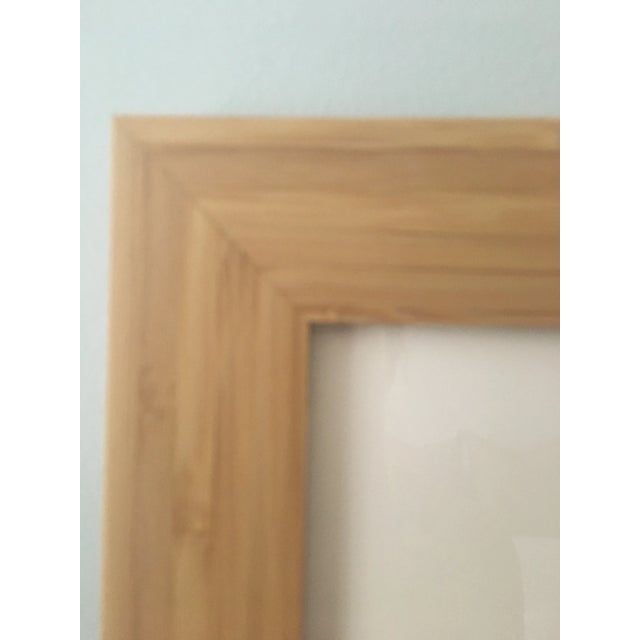 Wood Modern Original Monotype Oil on Paper by Penny Feder in Frame For Sale - Image 7 of 9