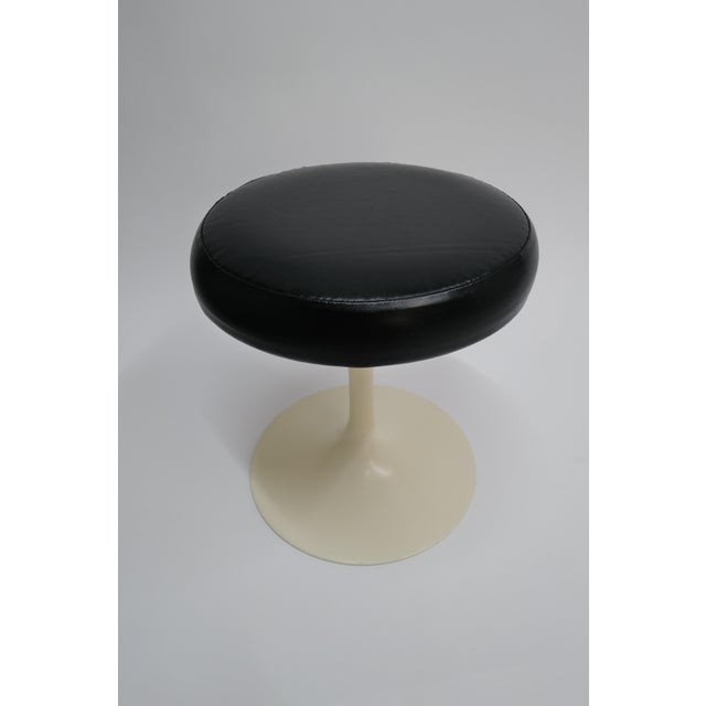 Black 1970s Tulip Stool by Eero Saarinen for Knoll For Sale - Image 8 of 15