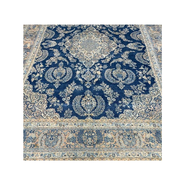 1960s 1960s Old Persian Hamedan Area Rug 9x15 For Sale - Image 5 of 7