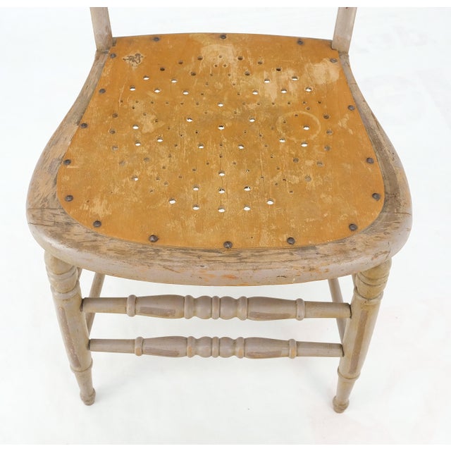 Victorian Hand Painted Dresser Mirror King Bed Headboard Chair Footstool Drawers For Sale - Image 13 of 18