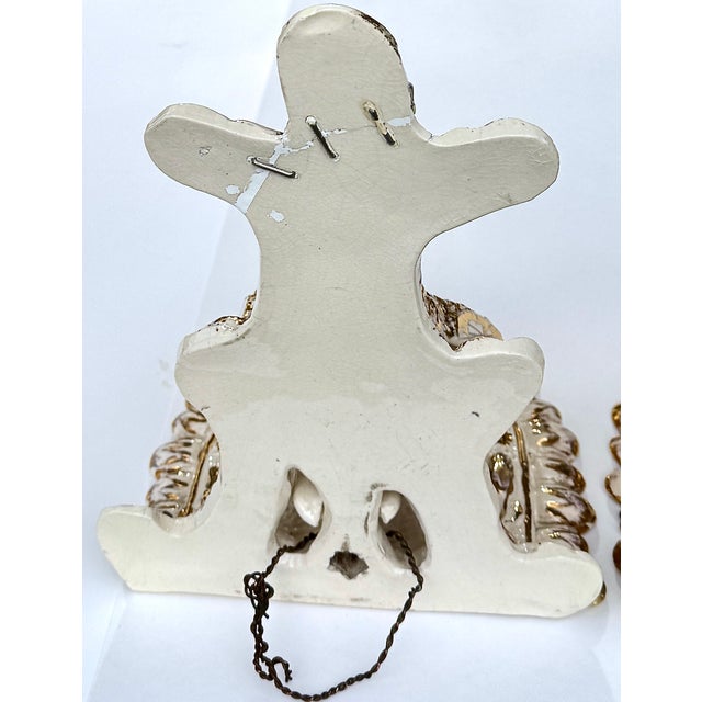 Pair of English Ceramic Bird Wall Brackets 19th Century For Sale - Image 12 of 13