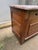 Antique French Art Deco Style Marble Top Oak Wood Cabinet Sideboard With Geometric Front For Sale - Image 13 of 18