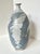 Mid 20th Century Tall Studio Pottery Vase With Painterly Blue Glaze For Sale - Image 4 of 6