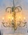 Magnificent vintage 1970s 5-light Hollywood Regency painted Iron Palm Tree Chandelier. Attributed to German designer Hans...