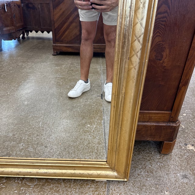 French Louis Philippe Gilt Mirror For Sale In Atlanta - Image 6 of 9