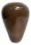 1970s Handmade Wood Fired Stoneware Vase with Ash Glazed Speckled Finish For Sale