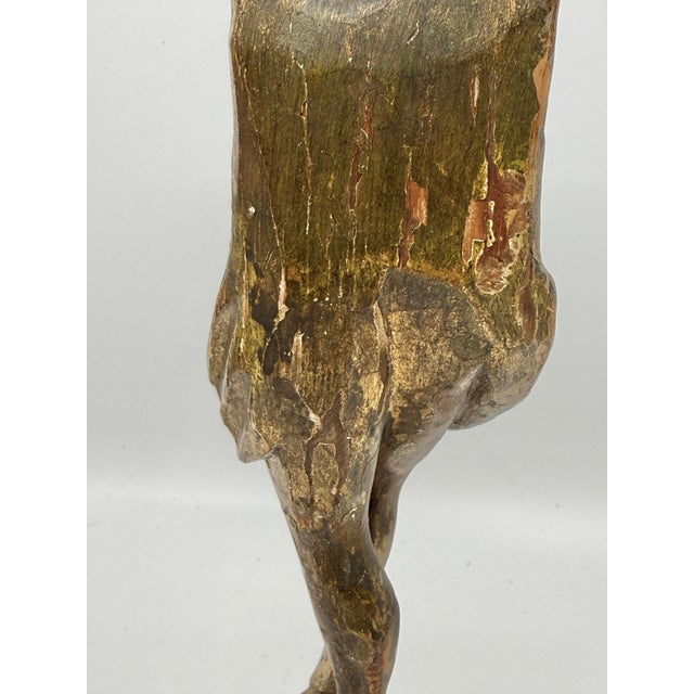 Northern Italian Carved Wood & Gessoed Atlas with Celestial Globe Circa 1800 For Sale - Image 18 of 18
