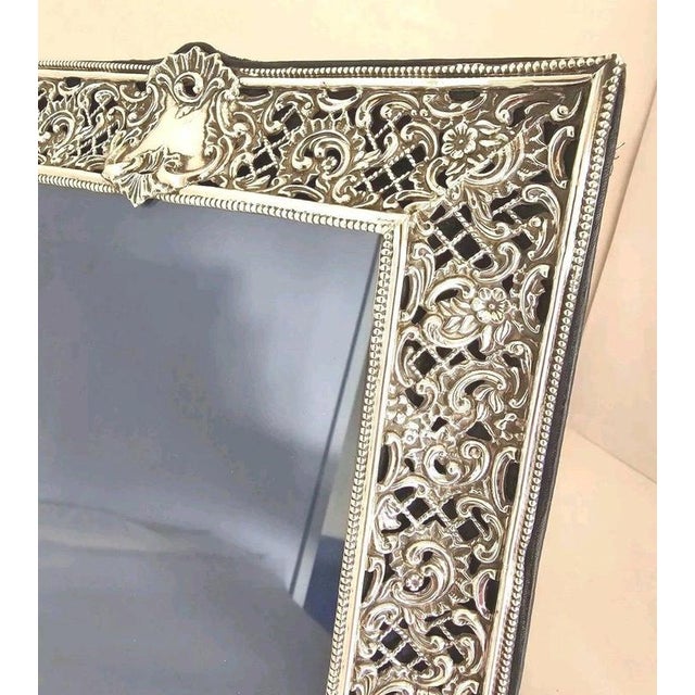 Antique Silver-Mounted Photograph Frame, Birmingham, 1898 For Sale - Image 14 of 18