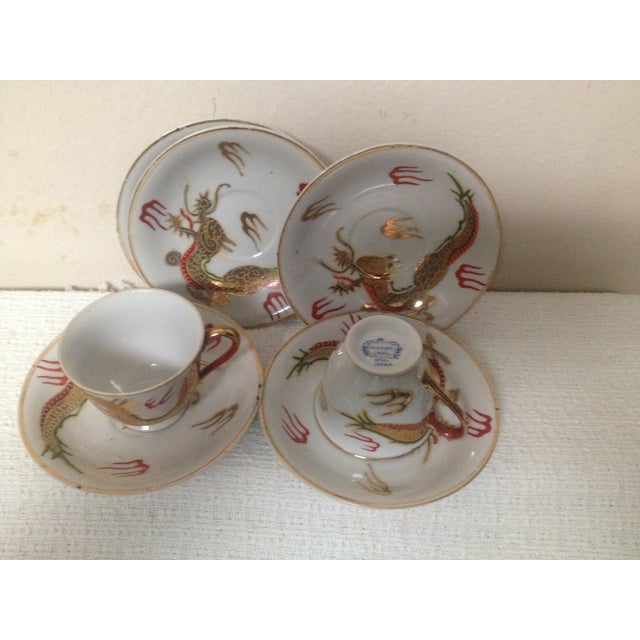 Vintage Fairyland China Dragon Tea Set | Chairish