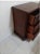 1980s Vintage Style Dark Tone Wood Nightstand 3 Drawer Set of 2 For Sale - Image 5 of 8