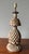 Traditional 19th Century Silver Leaf Stylized Pineapple Form Lamp For Sale - Image 3 of 6