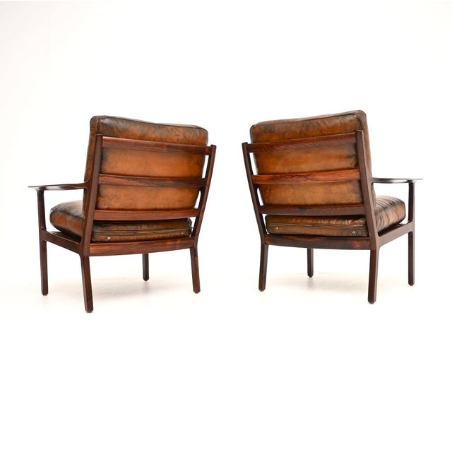 Vintage Scandinavian Chairs by Frederik Kayser from Vatne Lenestolfabrikk, 1960, Set of 2 For Sale - Image 6 of 16