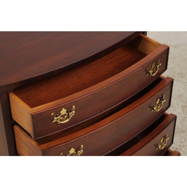 Wood Pair of Gordons Mahogany 4 Drawer Chests Nightstands For Sale - Image 7 of 14