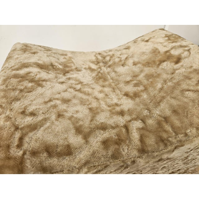 Vintage Upholstered Wooden Ottoman, 1950s For Sale - Image 9 of 14