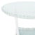 California Bistro Table - Baby Blue/White For Sale - Image 4 of 8