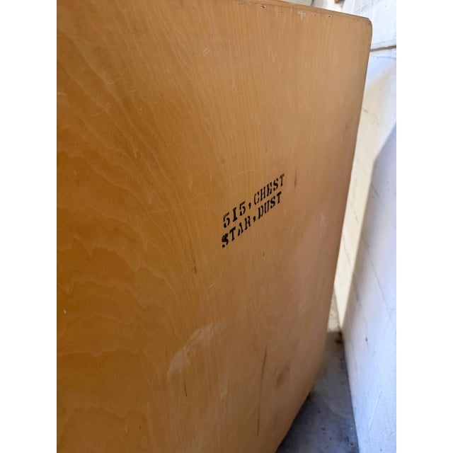 Heywood Wakefield Stardust Maple Tallboy Chest of Drawers Mid-Century Modern 1950s For Sale In Los Angeles - Image 6 of 10