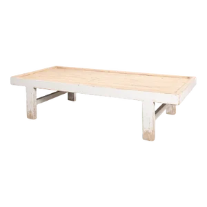 Large White Farmhouse Coffee Table