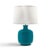 Lakewood is our transitional modern lamp which features a rich, translucent crackled turquoise glaze. The thick glaze is...