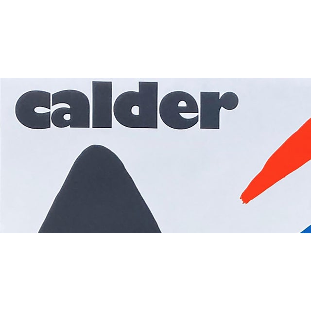 Vintage 1986 Alexander Calder exhibition poster for: Alexander Calder at Le Château Biron, Dordogne, France: 14 June–30...