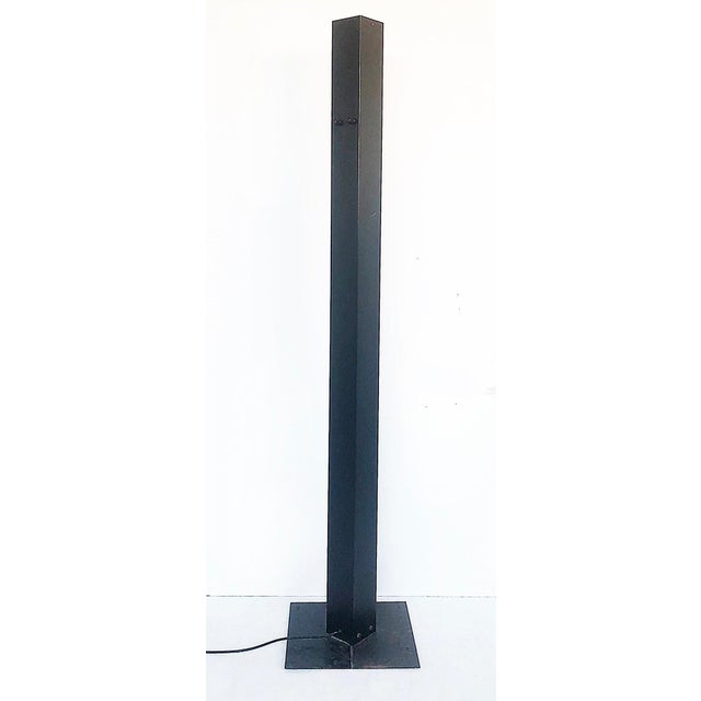 1980s Postmodern Rudi Stern Torchiere Lamp "Let There Be Neon" For Sale - Image 10 of 11