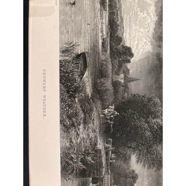 White 19th Century Print "Showery Weather" by Vicat Cole / Charles Cousen For Sale - Image 8 of 8