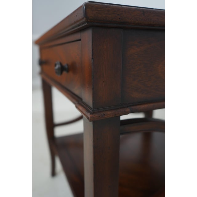 Pair Theodore Alexander Brooksby Mahogany End Tables For Sale - Image 13 of 18