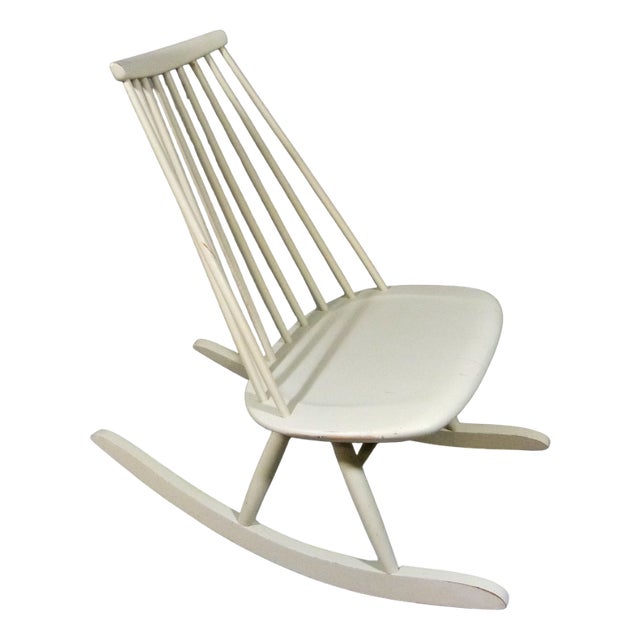 Rocking Chair by I. Tapiovaara for Asko, 1960s For Sale