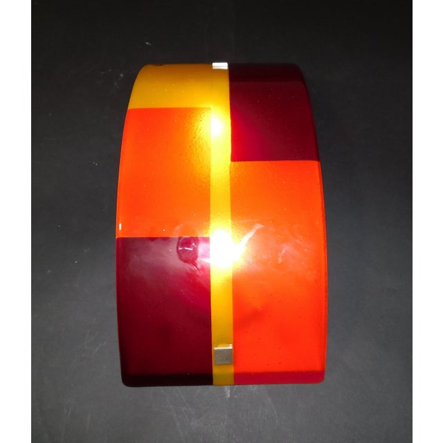 Glass 1970s Mid-Century Murano Sconces, a Pair For Sale - Image 7 of 10