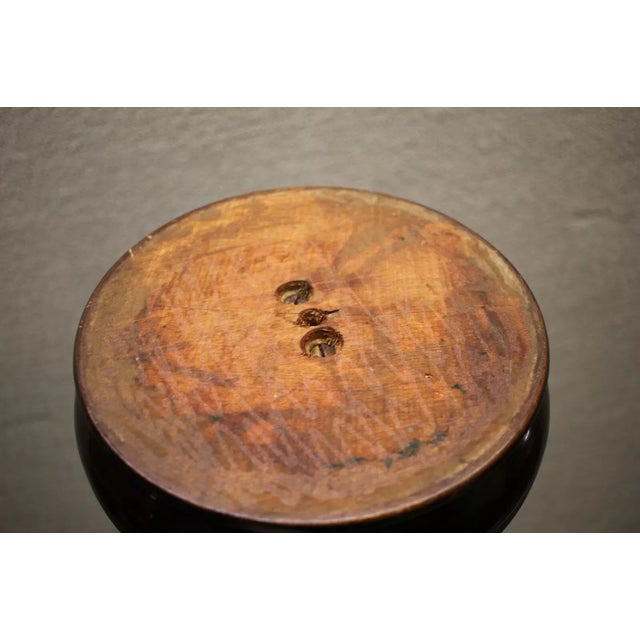 Spring Loaded 19th Century Nutcracker With Wooden Base For Sale - Image 4 of 4