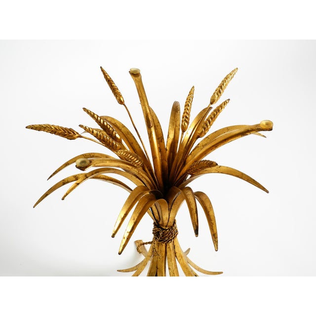 Mid-Century Gilded Floral Side Table with Glass Top by Hans Kögl, 1960s For Sale - Image 17 of 18