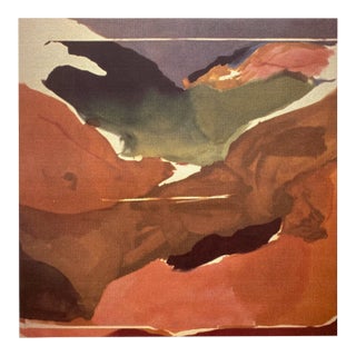 Helen Frankenthaler Abstract Expressionist Fine Art Lithograph Print " Nature Abhors a Vacuum " 1973 For Sale