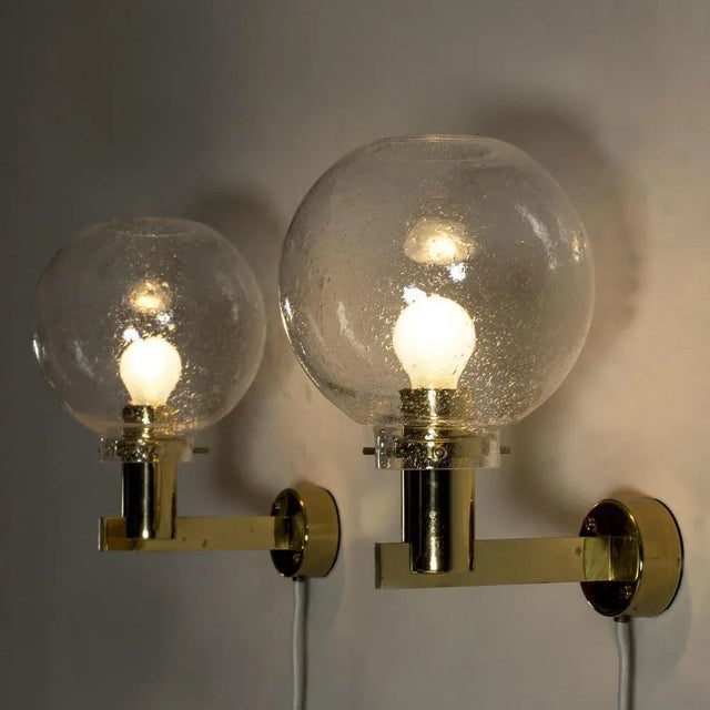 Mid-Century Modern Wall Lamps by Hans-Agne Jakobsson, Set of 2 For Sale - Image 3 of 9