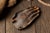 Wood Vintage Memento Mori Skull Pipe With Cast Iron Hand Tray For Sale - Image 7 of 11