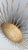 Metal Spanish Gold-Leaf Gilt Metal Sunburst Ceiling Fixture, 1960s For Sale - Image 7 of 10