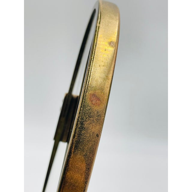 Vintage Brass Vanity Mirror by Charles Hollis Jones, Usa, 1960s For Sale - Image 12 of 16
