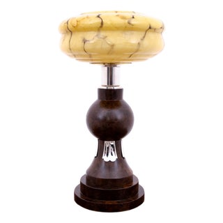 Art Deco Table Lamp, Poland, 1950s For Sale