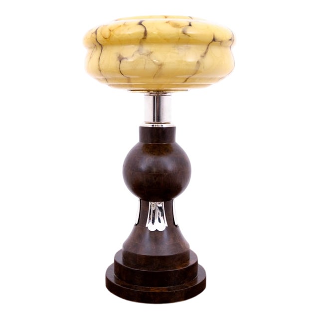 Art Deco Table Lamp, Poland, 1950s For Sale