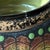 Mid 20th Century Vintage BFS Czechoslovakia Art Deco Hand Painted Pottery Bowl With Handle Leaf and Berry Design For Sale - Image 5 of 12