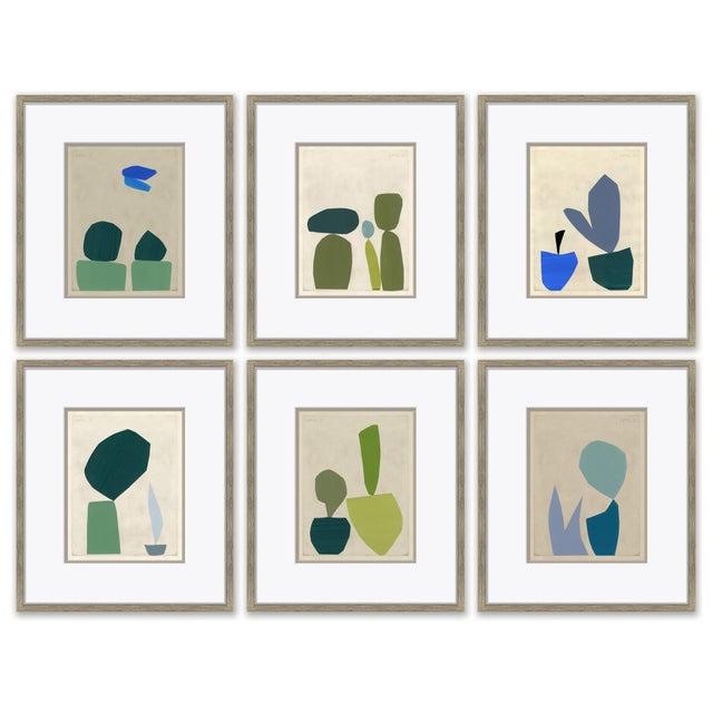 Green Cotswold, Seedlings, Terrace, Shaded, Frond and Wave by Susan Hable For Sale - Image 8 of 8