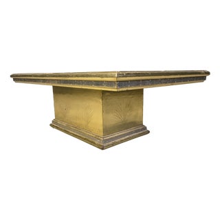 Etched Brass Coffee Table from Gony Nava, 1970s For Sale