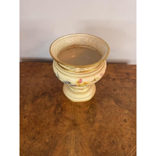 Large Antique Jardiniere from Royal Worcester, 1890 For Sale - Image 4 of 7