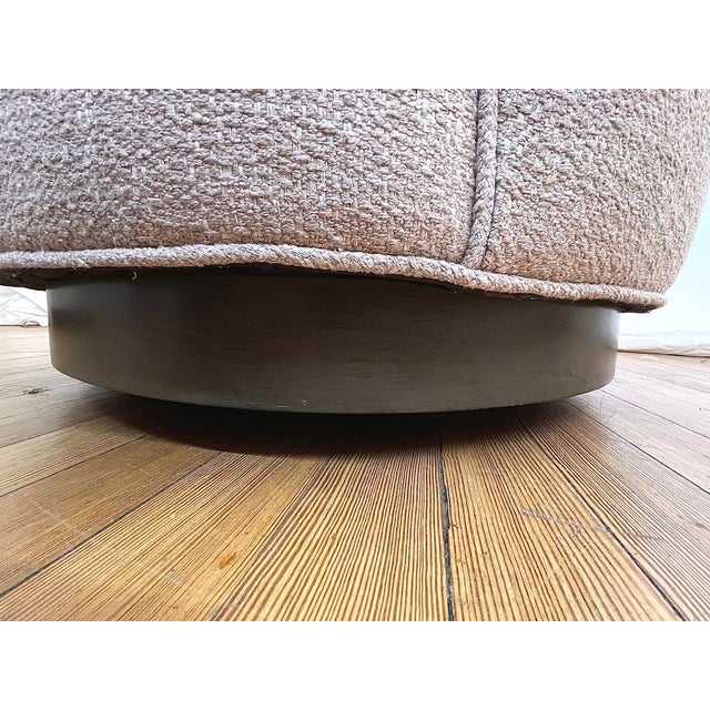 2020s Kravet Provo Swivel Chair Round Lounge Chair Modern For Sale - Image 5 of 6