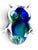 Murano Vintage 1970’s Italian Murano Art Glass Owl Figurine Paperweight For Sale - Image 4 of 6