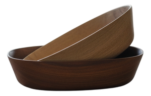 Carved Acacia Bowl, 1990s