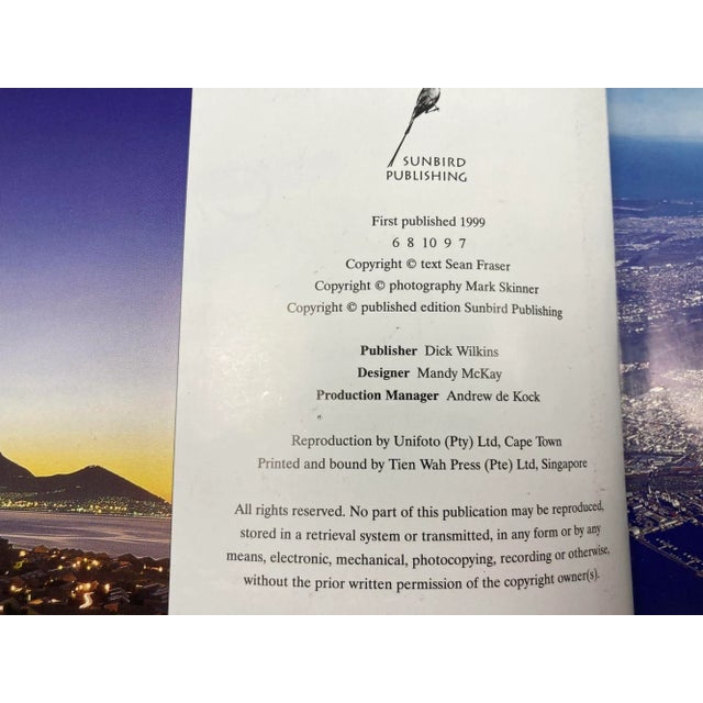 Late 20th Century Scenic Cape Town by Mark Skinner, Sean Fraser · 1999 For Sale - Image 5 of 9